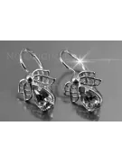 Boucles d’oreilles en or rose soviétique russe 14k 585 vec094 alexandrite rubis émeraude saphir ...