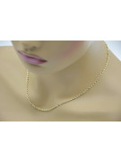 Italienische gelbe 14-Karat-585-Gold-Rope-Singapur-Kette cc074y