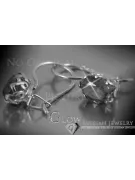 Boucles d’oreilles en or rose soviétique russe 14k 585 vec138 alexandrite rubis émeraude saphir ...