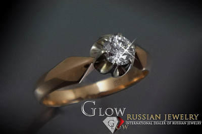 Російська радянська троянда рожева 14к 585 золоті сережки vec186 александрит рубіновий смарагдовий сапфір ...