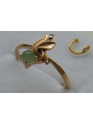 Vintage rose pink 14k 585 gold earrings vec189 alexandrite ruby emerald sapphire ...