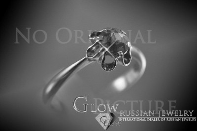 Русская советская розовая роза 14k 585 золото серьги vec193 александрит рубин изумруд сапфир ...