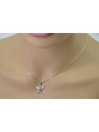 Златен ангелски медальон 14k 585 икона Angel pm014y