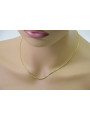 Italian yellow 14k gold New Rope chain cc078yw