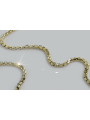 Cadena italiana New Rope de oro amarillo 14k cc078yw