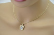 Mother of God 14k gold medallion & chain pm001yw&cc080y