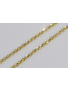 Italienische Ankerkette aus 14 Karat Gelbgold mit Diamantschliff, cc003y