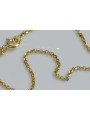 Italienische Ankerkette aus 14 Karat Gelbgold mit Diamantschliff, cc003y