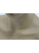 Yellow rose gold chain ★ russiangold.com ★ Gold 585 333 Low price