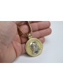 Gold (silver) pendant Jesus & Rope chain (different weights)