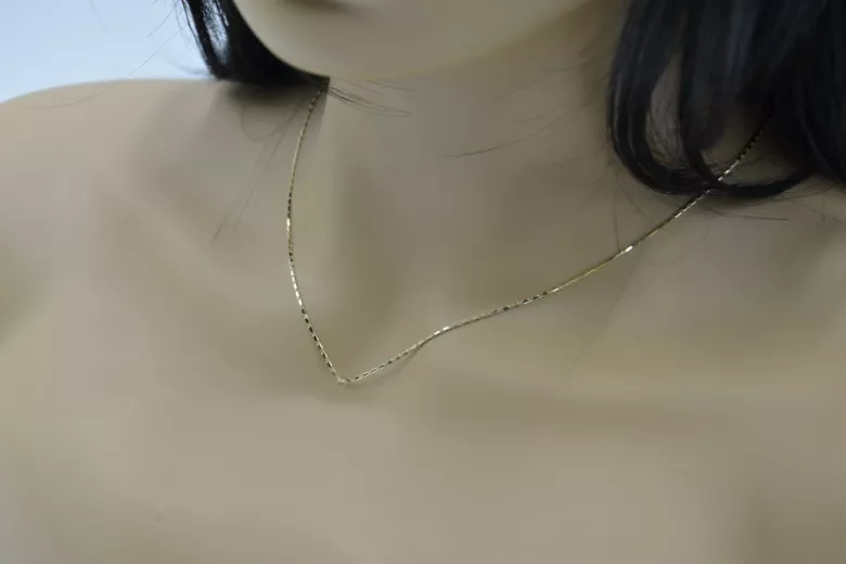 Yellow rose gold chain ★ russiangold.com ★ Gold 585 333 Low price