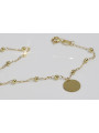 Yellow rose gold bracelet ★ russiangold.com ★ Gold 585 333 Low price