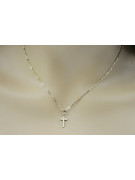 Catholic Cross & Anchor 14 Karat Goldkette ctc012y&cc084y