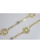 Pulsera Fantazy blanca blanca amarilla italiana de 14k cfb002yw