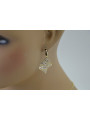 Gold earrings ★ russiangold.com ★ Gold sample 585 333 Low price!