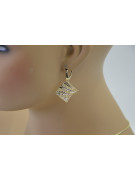 Gold earrings ★ russiangold.com ★ Gold sample 585 333 Low price!