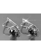 Russe soviétique argent rose or plaqué 925 Alexandrite Rubis Émeraude Saphir Aigue-marine Zircon ... Boucles d’oreilles VEC099SG