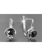 Russe soviétique argent rose or plaqué 925 Alexandrite Rubis Émeraude Saphir Aigue-marine Zircon ... Boucles d’oreilles VEC099SG