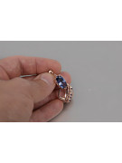 Vintage silver rose gold plated 925 Alexandrite Ruby Emerald Sapphire Aquamarine Zircon ... earrings vec174rp