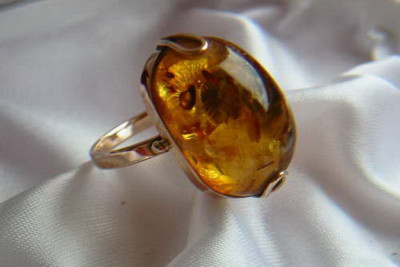 Russische Rose Sowjetische Rosa UdSSR rot 585 583 Gold Bernstein Ring vrab030