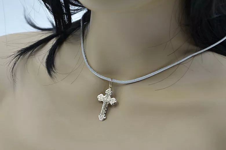 Croix ★ orthodoxe d’or russiangold.com ★ or 585 333 Prix bas