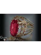 Russe soviétique rose 14k 585 or Alexandrite Rubis Émeraude Saphir Zircon bague vrc008