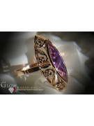 Russe soviétique rose 14k 585 or Alexandrite Rubis Émeraude Saphir Zircon bague vrc036