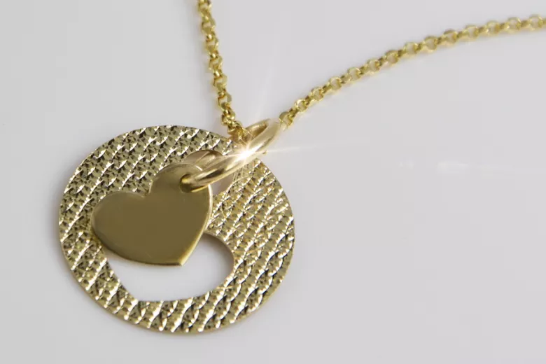 Gold pendant pendant ★ zlotychlopak.pl ★ Gold hallmark 585 333 low price