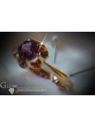 Russe soviétique rose 14k 585 or Alexandrite Rubis Émeraude Saphir Zircon bague vrc049