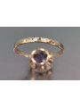 Anillo de zircón esmeralda esmeralda rusa rosa 14k 585 oro Alejandrita Rubí Esmeralda Zafiro vrc051