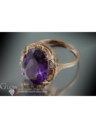 Russe soviétique rose 14k 585 or Alexandrite Rubis Émeraude Saphir Zircon bague vrc056