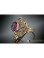 Russe soviétique rose 14k 585 or Alexandrite Rubis Émeraude Saphir Zircon bague vrc065