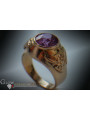 Russisch Sowjetrosa 14 Karat 585 Gold Alexandrit Rubin Smaragd Saphir Zirkon Ring vrc078