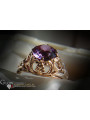 Russe soviétique rose 14k 585 or Alexandrite Rubis Émeraude Saphir Zircon bague vrc080