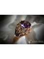 Russian Soviet rose 14k 585 gold Alexandrite Ruby Emerald Sapphire Zircon ring  vrc080