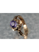 Russe soviétique rose 14k 585 or Alexandrite Rubis Émeraude Saphir Zircon bague vrc083