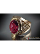 Russe soviétique rose 14k 585 or Alexandrite Rubis Émeraude Saphir Zircon bague vrc110