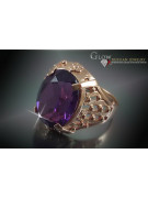 Russe soviétique rose 14k 585 or Alexandrite Rubis Émeraude Saphir Zircon bague vrc120