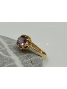 Russe soviétique rose 14k 585 or Alexandrite Rubis Émeraude Saphir Zircon bague vrc131