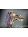 Russe soviétique rose 14k 585 or Alexandrite Rubis Émeraude Saphir Zircon bague vrc134