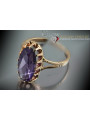 Russe soviétique rose 14k 585 or Alexandrite Rubis Émeraude Saphir Zircon bague vrc143