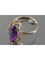 Russe soviétique rose 14k 585 or Alexandrite Rubis Émeraude Saphir Zircon bague vrc253