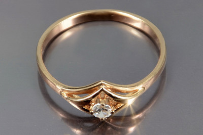 Sovietic rus a crescut 14k 585 aur Alexandrite Ruby Smarald Safir Safir Zircon inel vrc351