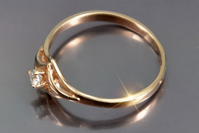 Russe soviétique rose 14k 585 or Alexandrite Rubis Émeraude Saphir Zircon bague vrc351