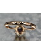 Russie soviétique rose 14k 585 or Alexandrite rubis émeraude saphir Zircon bague vrc353