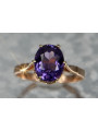 Sovietic rus a crescut 14k 585 aur Alexandrite Ruby Emerald Safir Zircon inel vrc354