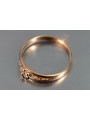 Russisch Sowjet rosa 14 Karat 585 gold Vintage Ring vrn187