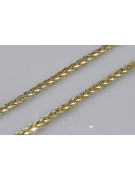 Yellow white 585 14k bicolor gold Spiga chain cc036yw