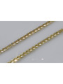 Yellow white 585 14k bicolor gold Spiga chain cc036yw