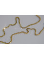 Yellow white 585 14k bicolor gold Spiga chain cc036yw